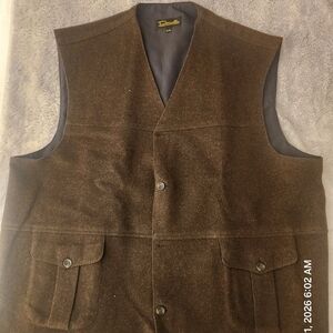 Danelli Brown Wool Vest — Refined Men's Layering Vest